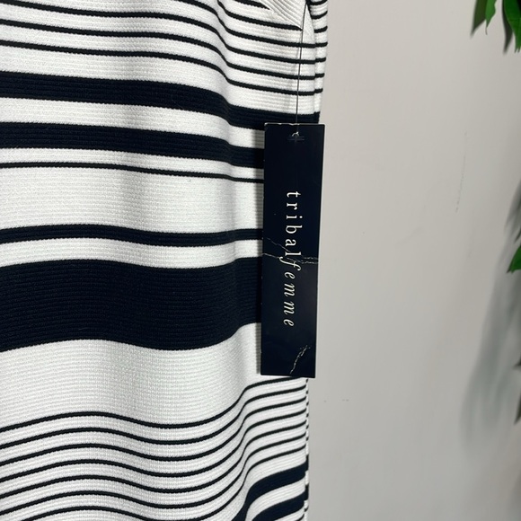 Tribal Femme Striped Peeka Boo Dress - Picture 3 of 8